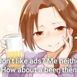The Ad Beer Lady