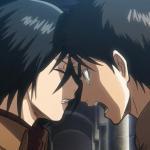 Mikasa and Eren