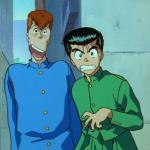 Kuwabara and Yusuke
